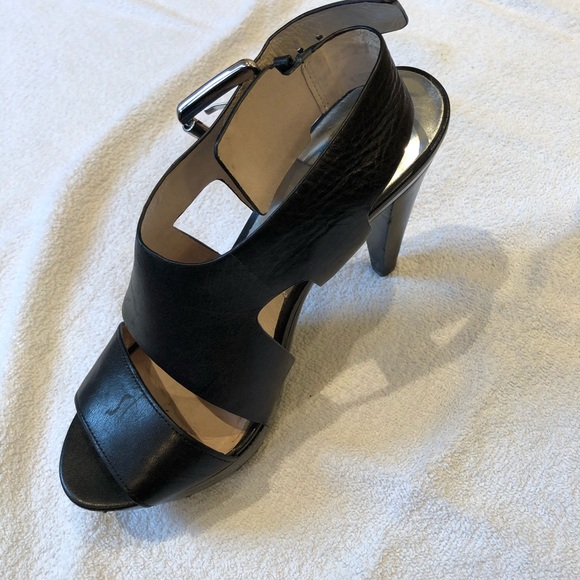 Michael Kors black open toe heels - Picture 7 of 11